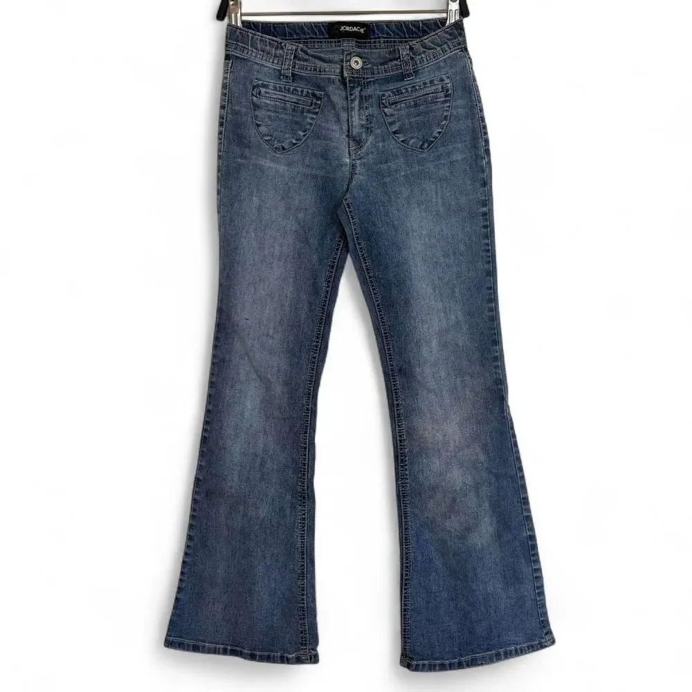 Jordache girl's flare Blue Jeans